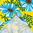 Полотенце Доляна «Хризантемы» 25х50 см, 100% хл., вафельное полотно 160 г/м2 - Фото 4