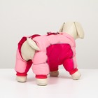 Комбинезон с замком на спине, размер 8 (ДС 23 см, ОГ 30, ОШ 22 см), розовый 6968218