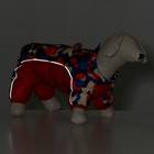 Комбинезон принтованный с замком на спине, размер 10 (ДС 25 см,ОГ 34 см,ОШ 24 см), красный - Фото 9