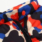 Комбинезон принтованный, размер 12, ДС 28, ОГ 38, ОШ 27 см, с замком на спине, красный - Фото 11