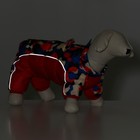 Комбинезон принтованный, размер 12, ДС 28, ОГ 38, ОШ 27 см, с замком на спине, красный - Фото 10