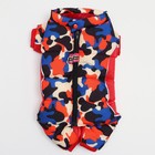 Комбинезон принтованный, размер 16, ДС 28, ОГ 40, ОШ 34 см, с замком на спине, красный - Фото 6