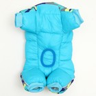 Комбинезон принтованный с замком на спине, размер 8 (ДС 23 см, ОГ 30, ОШ 22 см), голубой - Фото 7