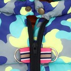 Комбинезон принтованный, размер 16, ДС 28, ОГ 40, ОШ 34 см, с замком на спине, голубой - Фото 9