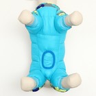 Комбинезон принтованный, размер 18, ДС 31, ОГ 46, ОШ 38 см, с замком на спине, голубой - Фото 5