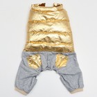 Комбинезон "Космонавт", размер 18 (ДС 40 см, ОГ 50 см, ОШ 38 см), золотой - фото 27225882