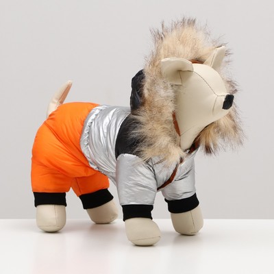 Комбинезон «Пушок», размер 16, ДС 36 см, ОГ 46 см, ОШ 35 см, коралловый