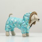 Комбинезон «Глянец», размер 8, ДС 23, ОГ 30, ОГ 22, голубой - Фото 3