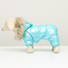 Комбинезон "Глянец", размер 16 (ДС 36, ОГ 46, ОШ 35), голубой - Фото 14