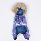 Комбинезон "Глянец", размер 12 (ДС 28, ОГ 38, ОШ 27), фиолетовый - Фото 4