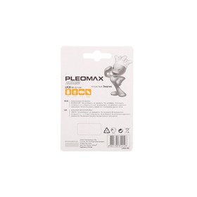 

Батарейка алкалиновая Pleomax, D, LR20-2BL, 1.5В, блистер, 2 шт.