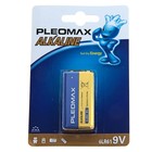 Батарейка алкалиновая Pleomax, 6LR61-1BL, 9В, крона, блистер, 1 шт. 824034 - фото 8386493