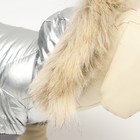 Комбинезон «Мальчик», с утяжкой, размер 12, ДС 28 см, ОГ 38 см, ОШ 27 см, серебристый - Фото 6