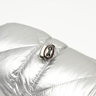 Комбинезон «Мальчик», с утяжкой, размер 12, ДС 28 см, ОГ 38 см, ОШ 27 см, серебристый - Фото 7