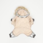 Комбинезон «Мальчик», с утяжкой, размер 12, ДС 28 см, ОГ 38 см, ОШ 27 см, серебристый - Фото 8