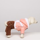 Комбинезон "Малыш", размер 12 (ДС 28 см, ОГ 38 см, ОШ 27 см), бежево-коричневый - фото 27181015