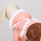 Комбинезон "Малыш", размер 12 (ДС 28 см, ОГ 38 см, ОШ 27 см), бежево-коричневый - фото 27181017