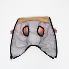 Куртка для собак на молнии, размер 12 (ДС 28 см, ОГ 38 см, ОШ 27 см), бежевая с оранжевым - Фото 8