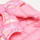 Куртка для собак двухсторонняя с утяжкой, размер 16 (ДС 36 см, ОГ 46 см,ОШ 35 см),розовая - Фото 8