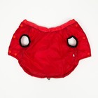 Куртка для собак со светоотражающей шлейкой, размер 16 (ДС 36, ОГ 46, ОШ 35), красная - Фото 7