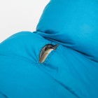 Куртка для собак двухсторонняя с воротником, ДС 36, ОШ 36, ОГ 52, голубая/серая - фото 59772353