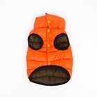 Куртка для собак двухсторонняя с воротником , ДС 24, ОШ 24, ОГ 40, оранжевая/зелёная - Фото 9