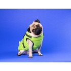 Куртка для собак со шлейкой, размер 18 (ДС 40 см, ОГ 50 см, ОШ 38 см), салатовая - фото 9416938