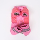 Комбинезон для собак «Горошек», размер 20 (ДС 43, ОГ 56, ОШ 41 см), розовый - Фото 8