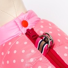 Комбинезон для собак «Горошек», размер 22 (ДС 48, ОГ 54, ОШ 38 см), розовый - Фото 5