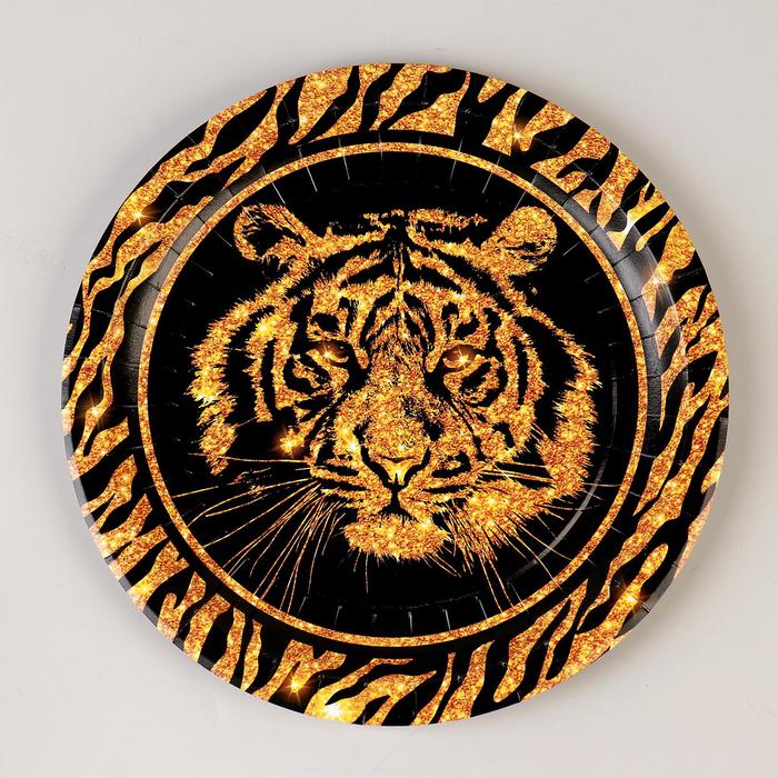 Тарелка бумажная Wild Party, набор 6 шт., 23 см