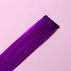 Цветная прядь новгодняя, для волос на заколке «отПАНДного нового года», длина 50 см. - Фото 3