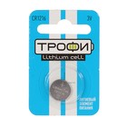 Батарейка литиевая "Трофи", CR1216-1BL, 3В, блистер, 1 шт. - Фото 3