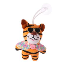 Мягкая игрушка «Тигруля в очках» на присоске, цвет МИКС