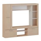 Стенка «Oskar-3», 1960×345×1700 мм, цвет дуб сонома/белый - Фото 2