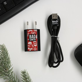 Провод Micro USB и штекер «Bad santa», набор