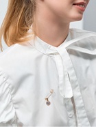 Булавка-оберег «Медальон» глаз, 3 см, цвет бело-синий в золоте - Фото 9