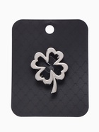 Брошь «Клевер» контур, цвет серебро 7062836