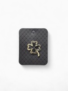 Брошь «Клевер» контур, цвет золото - Фото 4