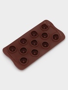 Форма для конфет и шоколада Доляна «Колечко.Риб», силикон, 21×10.5×1.8 см, 11 ячеек, коричневая - Фото 3