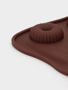 Форма для конфет и шоколада Доляна «Колечко.Риб», силикон, 21×10.5×1.8 см, 11 ячеек, коричневая - Фото 4