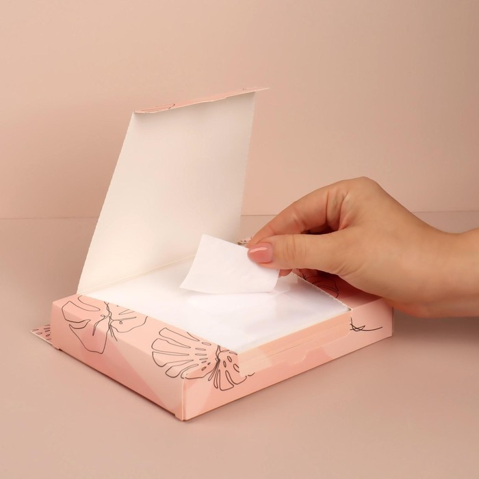 Салфетки для маникюра «Создавай красоту», безворсовые, плотные, 560 шт, 6 × 4 см, в картонной коробке 24495