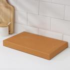 Поднос с ручками Доляна «Лазурный берег», 41×30×5 см, бамбук - фото 54723534