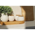 Поднос с ручками Striata, 33×22×4.8 см, бамбук - Фото 6