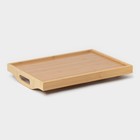 Поднос с ручками BellaTenero Striata, 37.5×26×5 см, бамбук - Фото 4