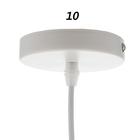 Светильник BayerLux "Купол" 1х60Вт E27 оранжевый 31х31х31 см - фото 26854256