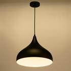 Светильник BayerLux "Купол" 1х60Вт E27 черный 31х31х31 см 3875442 Светильник BayerLux "Купол" 1х60Вт E27 черный 31х31х31 см 3875442