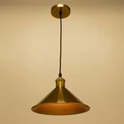 Светильник BayerLux 1240/1 E27 40Вт золото 26х26х15,5-115,5 см - фото 26854265