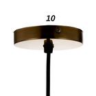 Светильник BayerLux 1240/1 E27 40Вт золото 26х26х15,5-115,5 см - фото 26854266