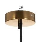 Светильник BayerLux 1248/1 LEd=24 Вт 3000-6000К золото 38×38×11-111 см - фото 3764785