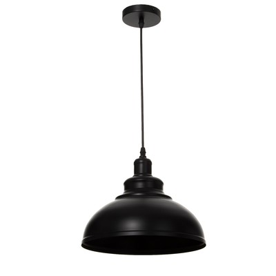 Светильник 1250/1BK E27 40 Вт черный 30×30×24-124 см